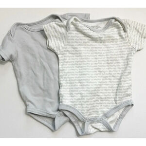 Kyle & Deena • 2 Pack Onesies Grey White